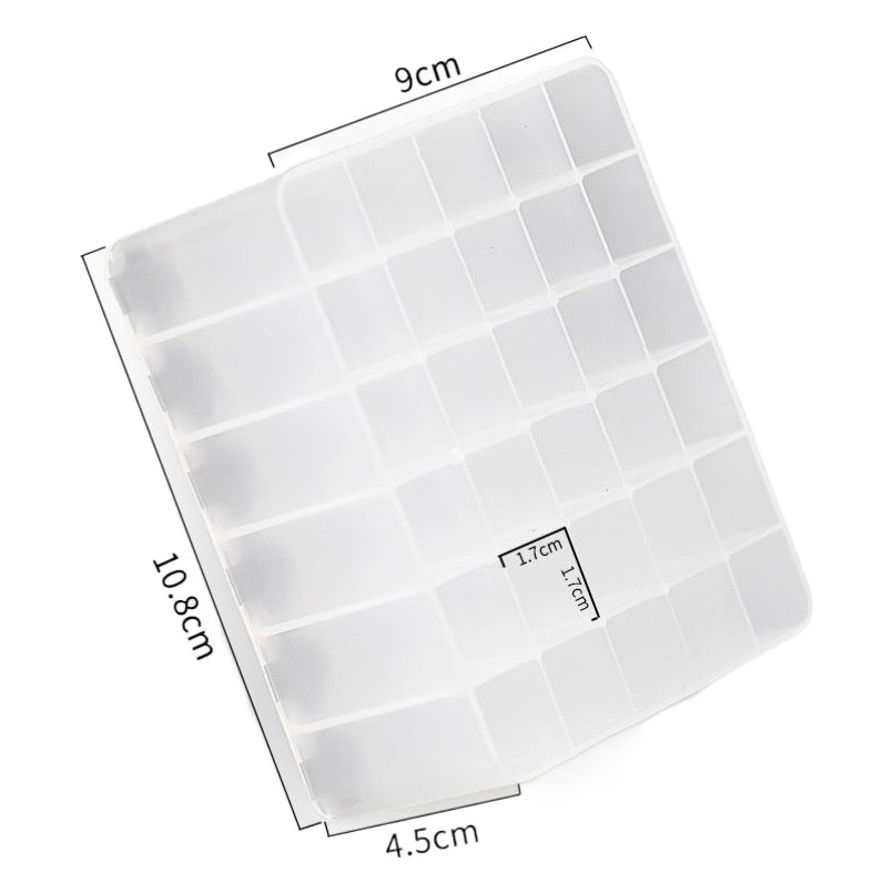 Snille watercolor pen holder 30 grid 40 color storage portable desktop pen holder marker storage box base