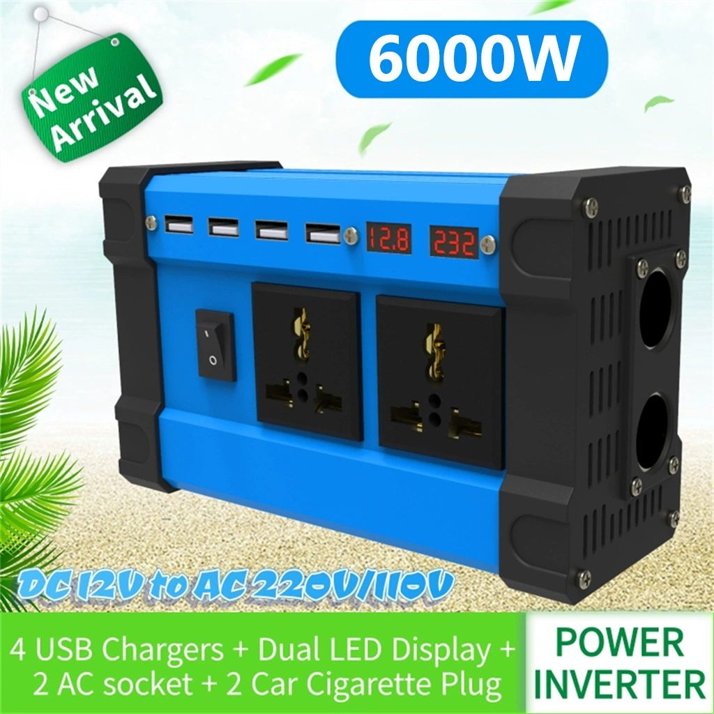Инвертор мощности Zhizun/Kaixuan 300W, DC 12V в AC 220V и 110V, модифицированная синусоида, цветной дисплей, двойной USB 4.2A