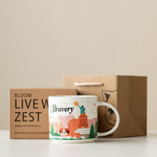 生产工厂批发陶瓷杯厂家杯子商务咖啡杯伴手礼马克杯定制logo水杯