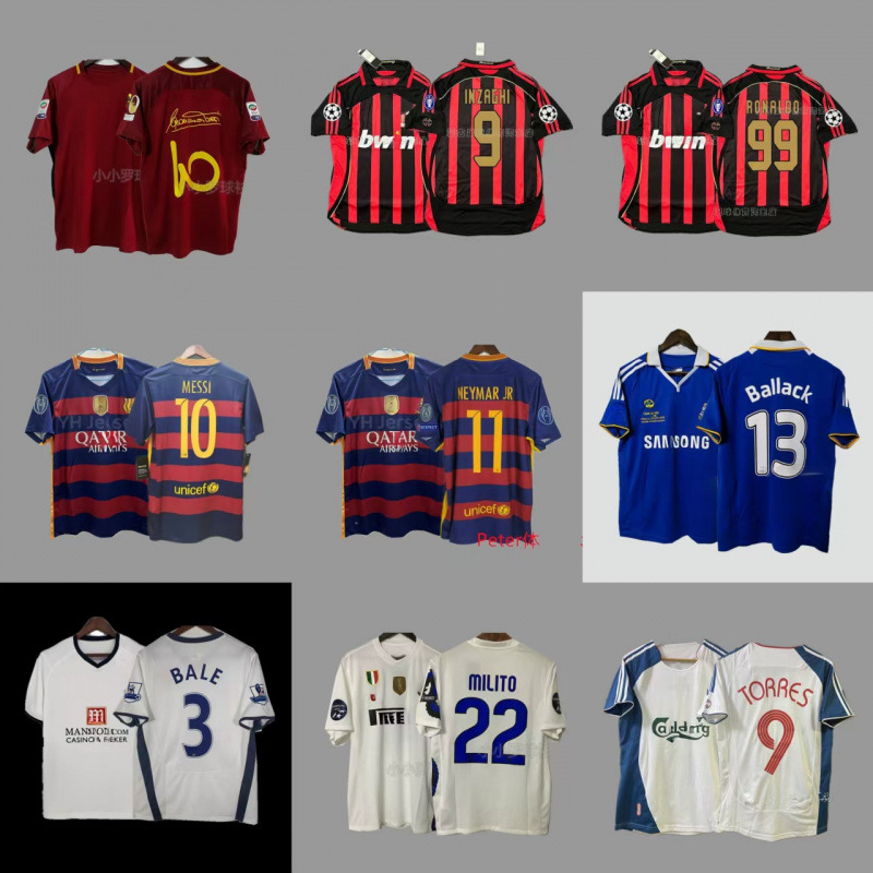 Retro Argentina Brazil Spain Netherlands m Germany Ac England San Tss Juventus Man L Royal m Jersey