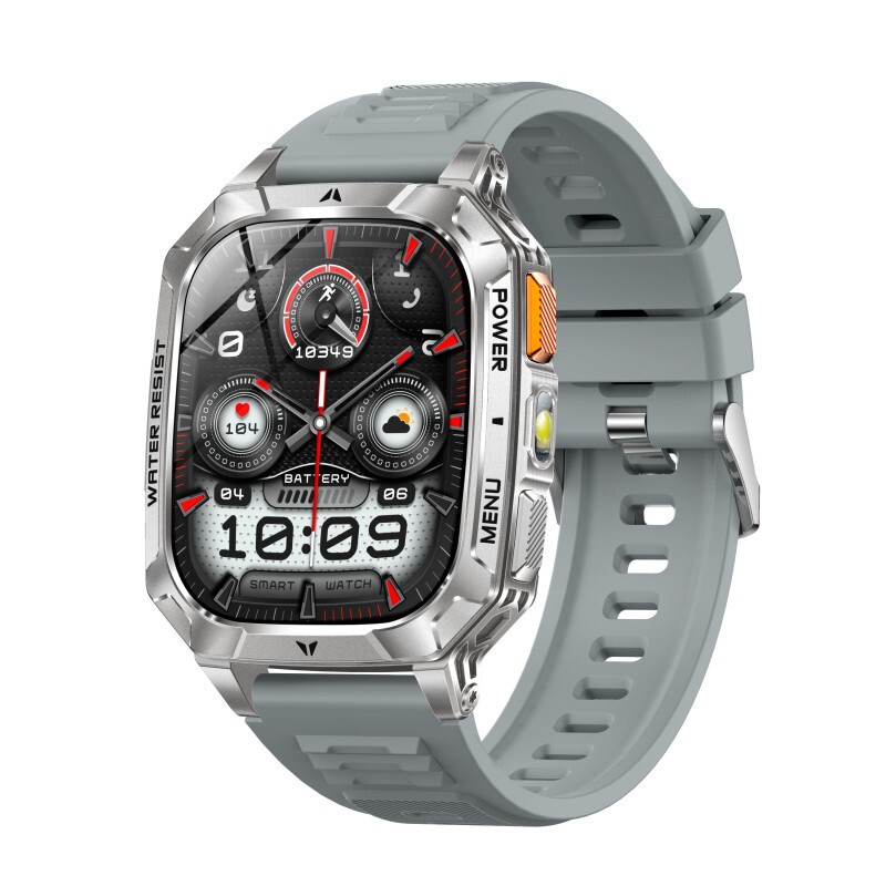 AK103 Sports Mode SOS Flashlight Health Monitoring Dustproof and Shockproof 1400mah Outdoor Smart Watch AK103 Sports Mode SOS Flashlight Health Monitoring Dustproof and Shockproof 1400mah Outdoor Smart Watch