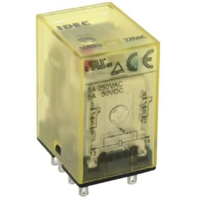 RN系列继电器IDEC/和泉RN4S-NL-D24控制电压DC24V|ms