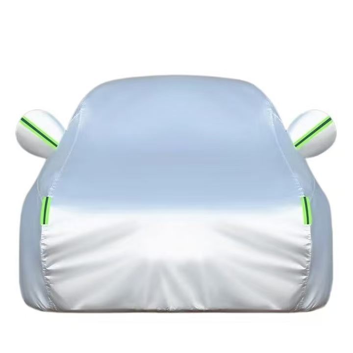 190t Four-Season Universal Car Cover, Thickened Oxford Cloth, Sun-Proof and Rain-Proof Full Cover, Heat-Insulating Car Sunshade
