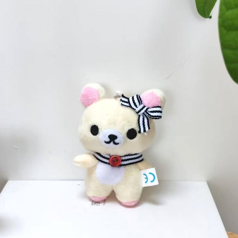 インスタ映えするぬいぐるみペンダント、可愛い日本風リラックマのぬいぐるみ、ペンダント、キーホルダー、バッグ飾り、カップルギフト|undefined