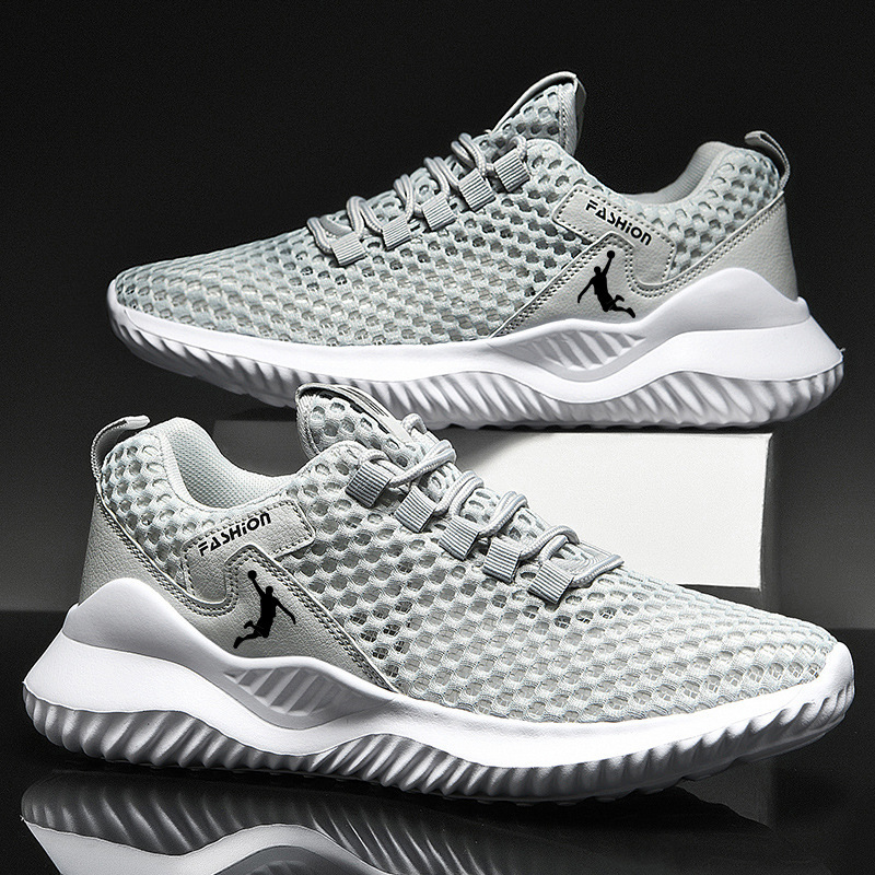 Clearance Men's Shoes Summer Breathable Thin Mesh Men's Casual Sports Trendy Shoes Mesh Shoes Men's Trendy Shoes Cross-Border Hot Item