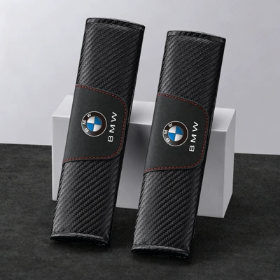 Belt Shoulder Pads, Interior Modification – Seat belt shoulder pad - bmw-black-1-pair