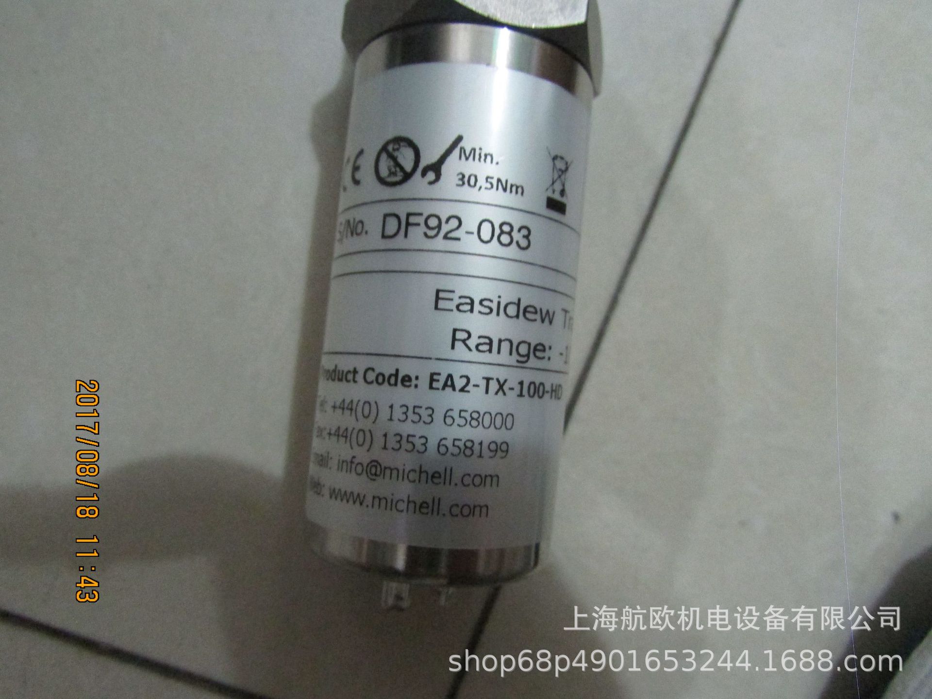 MICHELL传感器EAS-TX-100，EA2-TX-100-HD