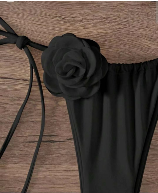 140g Weight Sexy Feel Of Sensation Mid Waist Panties Waist Bikini Panties Style Bralette Bra Category Nylon, Spandex Fabric Type 2 Pieces Set Quantity Swimming Pool Occasion Solid Color Pattern Women's Gender Women's Solid Color 2 Pieces Set Bikinis Swimwear 3