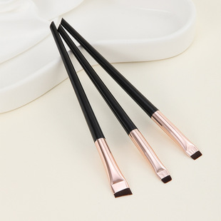 Eyebrow makeup brush suit long rod eyebrow fiber brush 3 new blade eyeliner brush makeup brush tools