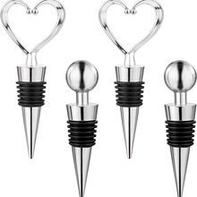 塑料酒瓶塞创意心形尖头红酒密封塞葡萄酒塞现货保鲜塞配件塞体