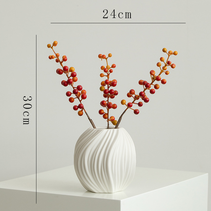징바이소(일반 흰색) + 긴 열매 3개(주황색)