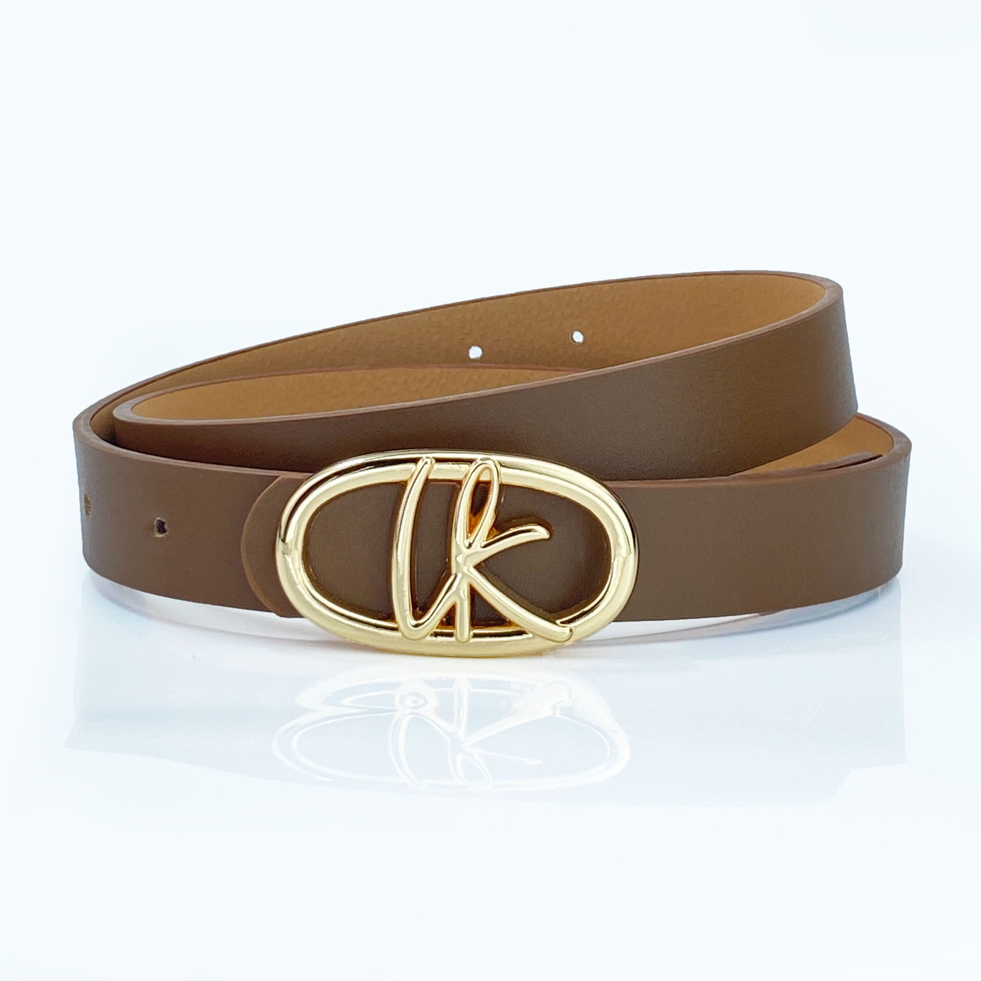 Designer High End Women's Belt Trendy 2.5 Cm Versatile Stylish Simple Decorative for Denim Suits_voghion.com