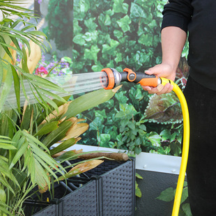 Garden Watering Multifunctional Garden Flower Watering Artifact Watering Vegetables Car Washing Nozzle Horticulturist Water Hose Shower Water Gun