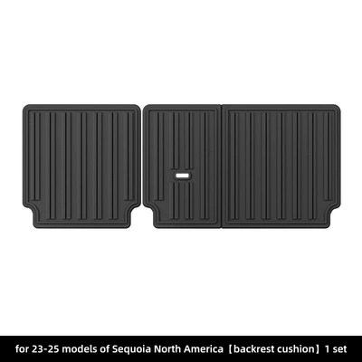 Toyota Series Car Trunk Mats, Trunk Mat - 23-25-sequoia-seat-back-cushion-north-america-black
