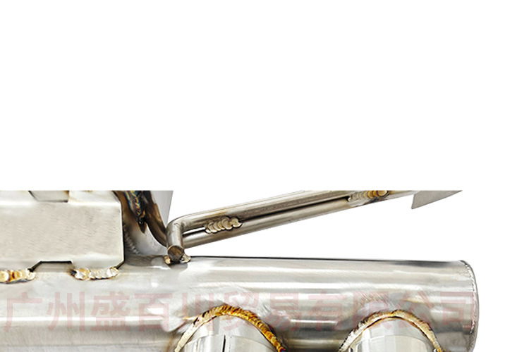 Suitable for 04-06 Bmw E46M3 Stainless Steel Exhaust Pipe with Valve, Mid-Section and Tail-Section Cat-Back Muffler Tailpipe