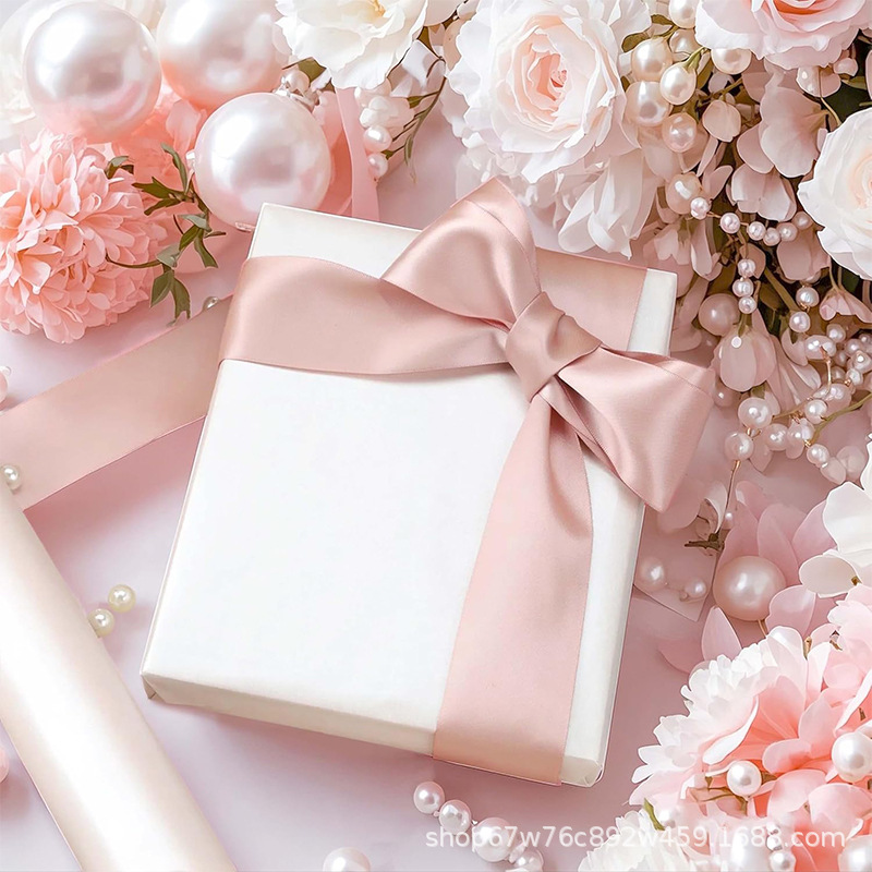 Papel de regalo de cumpleaños de San Valentín de 10M Papel de regalo de cumpleaños de San Valentín de papel de regalo de boda de gran calidad