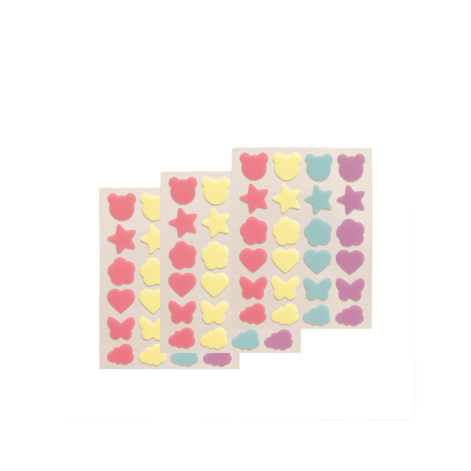 El acné parche hecho a mano estéril tridimensional acné eliminación de dibujos animados de color estrella acné marca parche cicatriz que cubre estudiante artificial 36 tabletas transfronterizas