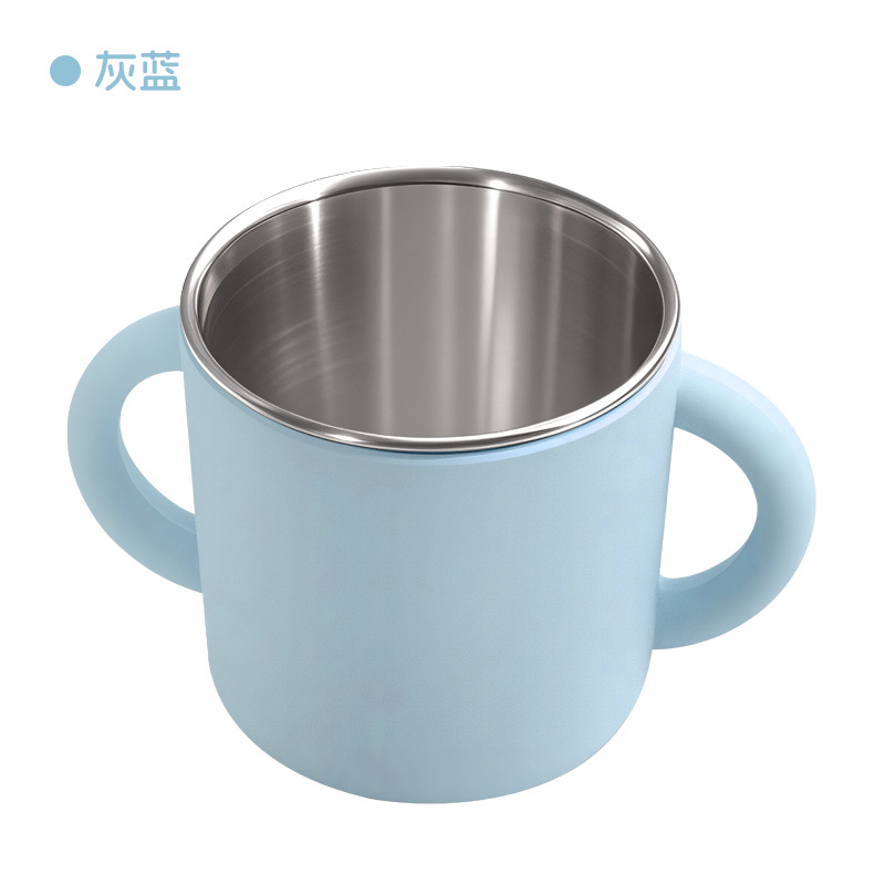 Gray blue (stainless steel double ear cup)