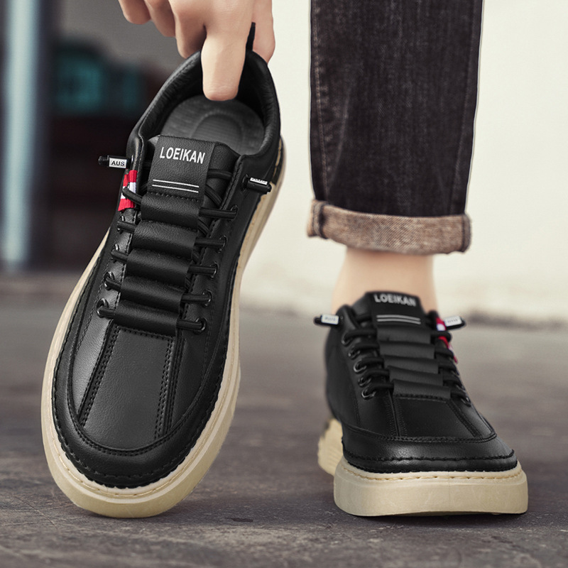 Zapatillas de deporte de gran tamaño, primavera de 2025, nuevos zapatos de hombre, zapatillas de deporte casuales de todo fósforo, zapatos blancos para hombre, zapatos de negocios, comercio exterior