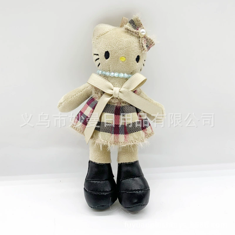 Plush pendant Hello Kitty keychain, 12 cm & 15 cm variants, assorted styles