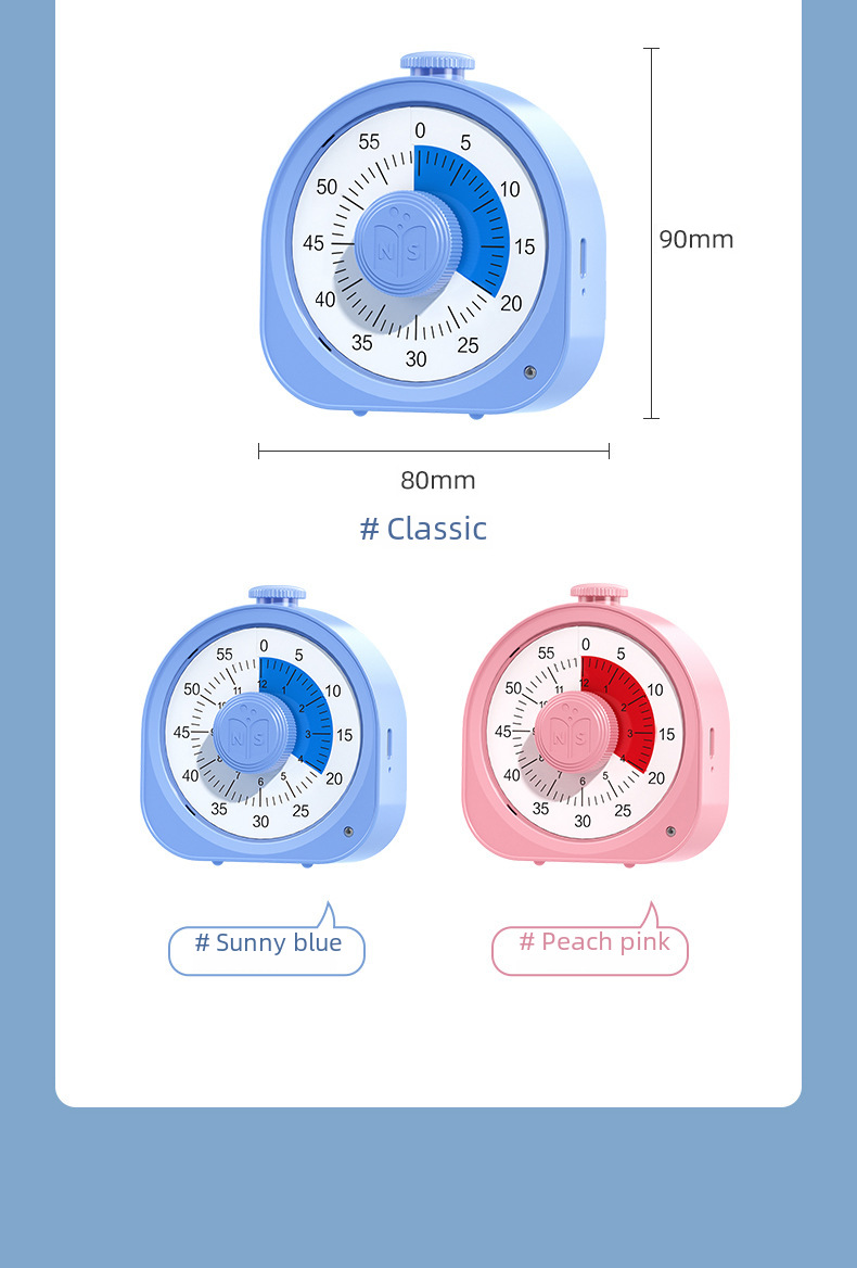 Cat Prince Visual Timer for Children Learning Special Self-discipline Timing Office Time Manager Alarm Clock