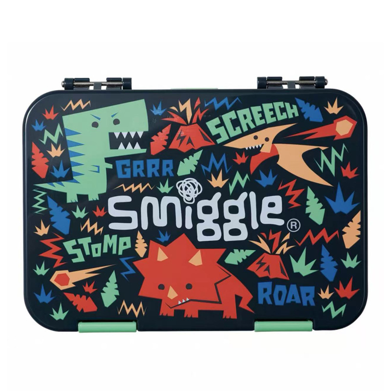 Fiambrera australiana smiggle fiambrera para estudiantes y niños fiambrera de material tritan caja de frutas de picnic al aire libre