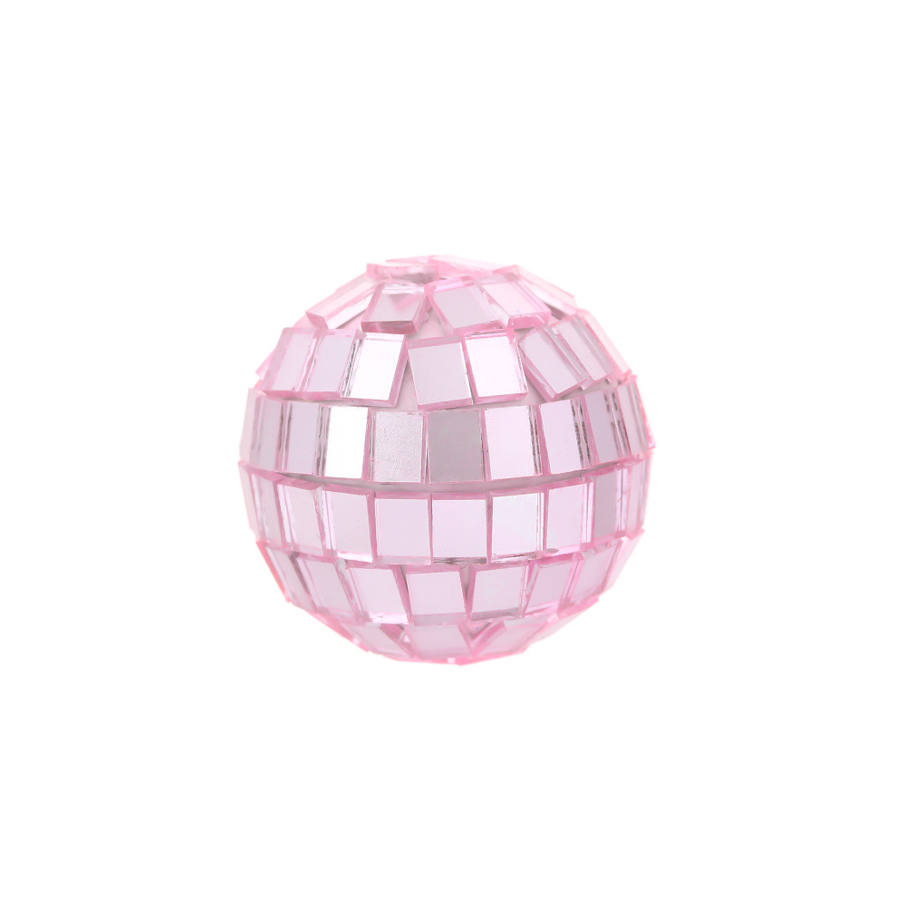 Decoraciones transfronterizas de árbol de Navidad Bola de vidrio de espuma Decoración de boda Bola de espejo láser Bola de discoteca reflectante