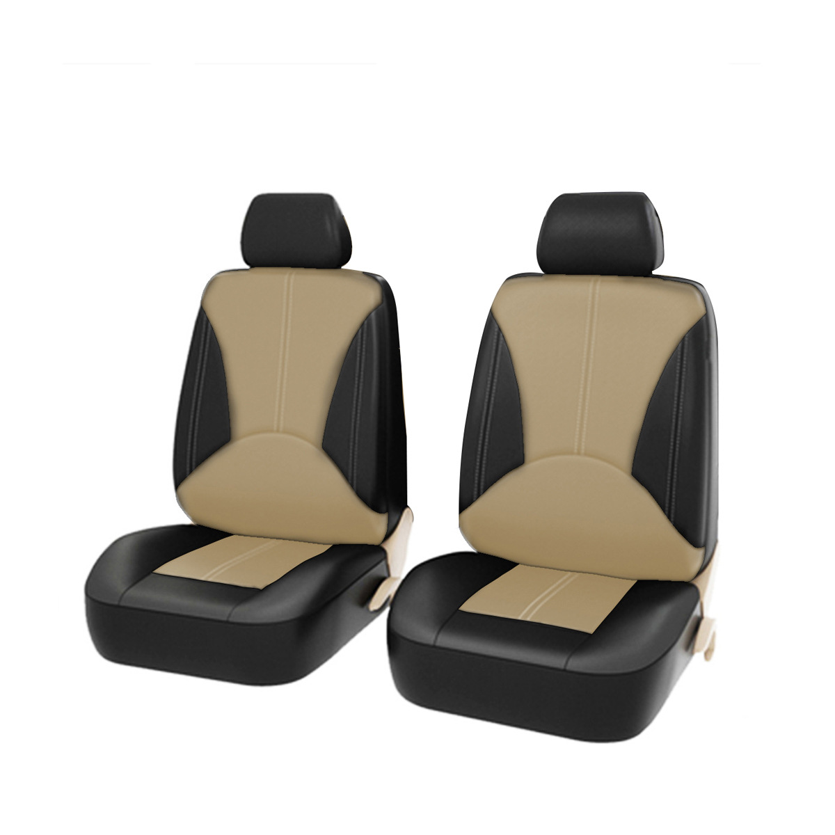 Cross-Border Best-Selling Four-Season Universal Car Seat Cover Set, 9-Piece Set, Spliced Pu Leather Seat Cover and Cushion Cover