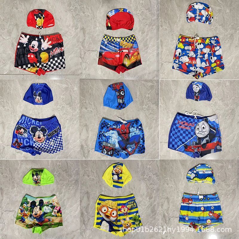 Children's swimming trunks baby boys boxer cute cartoon shorts boys swimming trunks manufacturers clearance sales