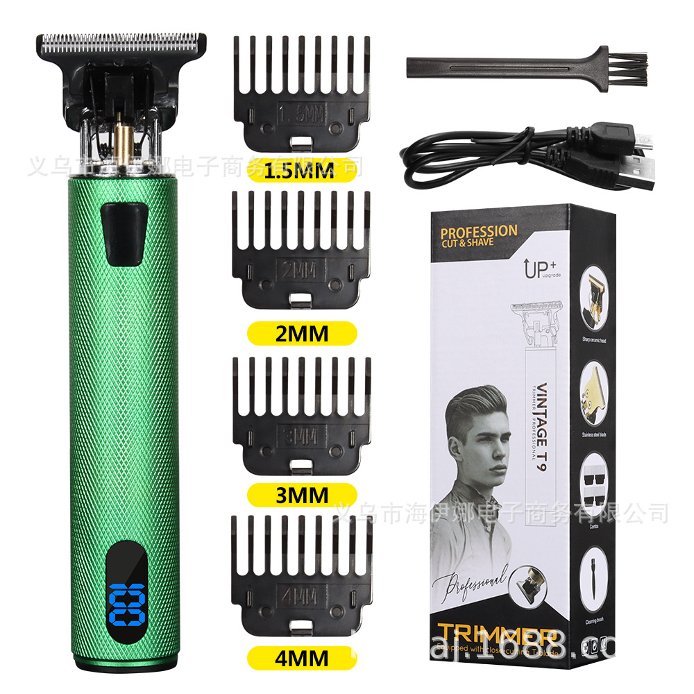 Amazon proporciona especialmente la cabeza de Buda dragón y Fénix pelo Clipper eléctrico pelo Clipper aceite cabeza Clipper recargable Barber Clipper fábrica de Ventas Directas