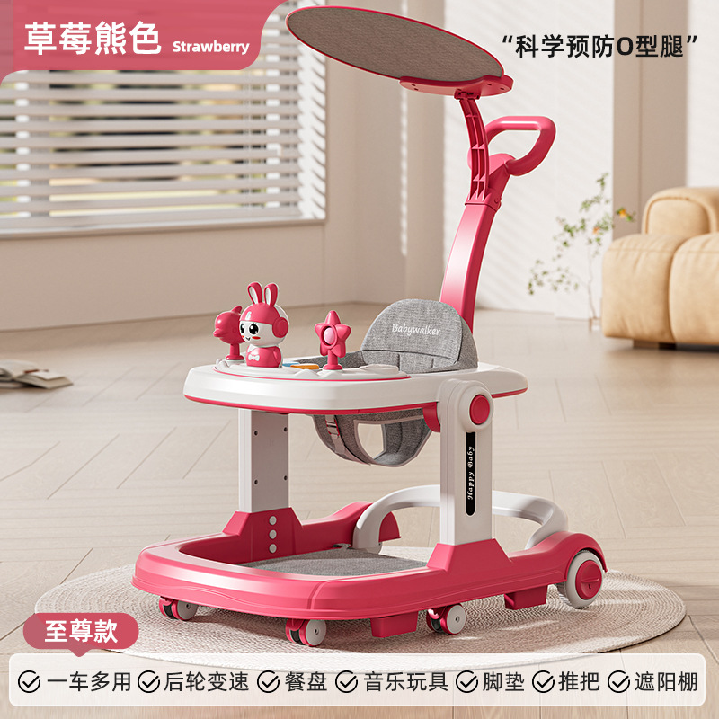 3 - en - 1 multifuncional anti-rollback plegable 6 - 36 meses caminante para bebé