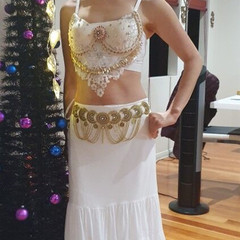 Cross-border dropshipping ethnic-style coin tassel belly dance waist chain, vintage-inspired European/American body chain with tassels—stylish waist accessories for dance.