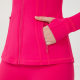 (in stock) DF Jacket Coat Top Long Sleeve Women's Tight Vertical Collar Elastic Fitness Sports Running Yoga Clothes