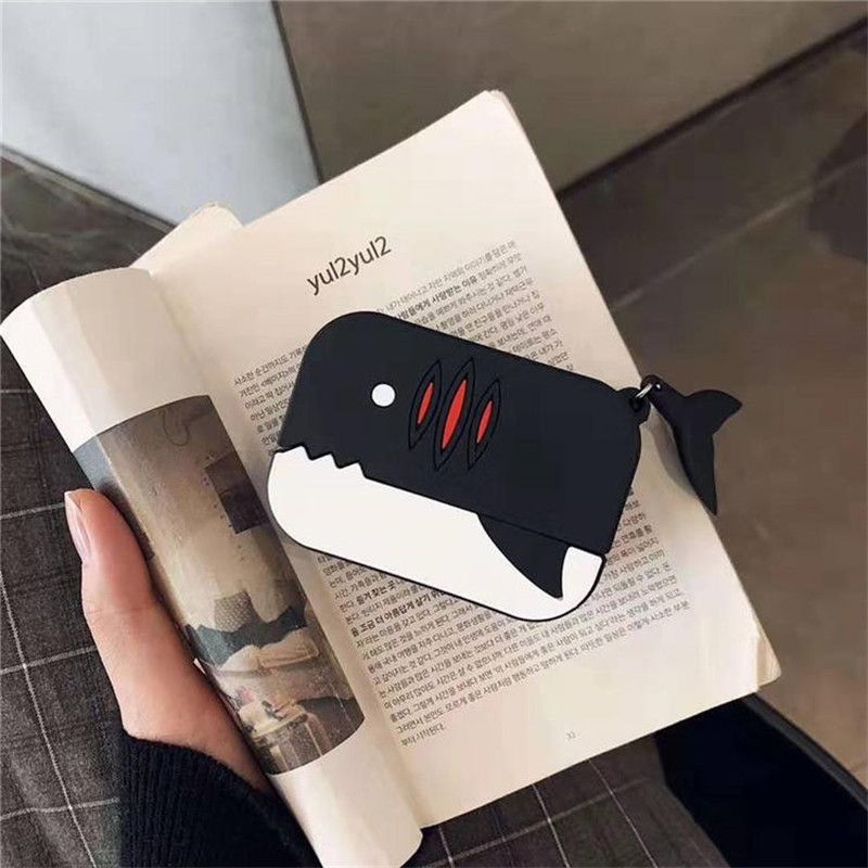 Fundas protectoras con diseño de dibujos animados para Apple AirPods 4, compatibles con auriculares de las generaciones pro1/2/3/4.