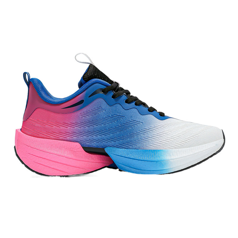 Zapatos de hombre verano 2025 nuevos zapatos de corrida ligeros transpirables amortiguadores de carbono zapatos de carrera pareja personalidad color combinado