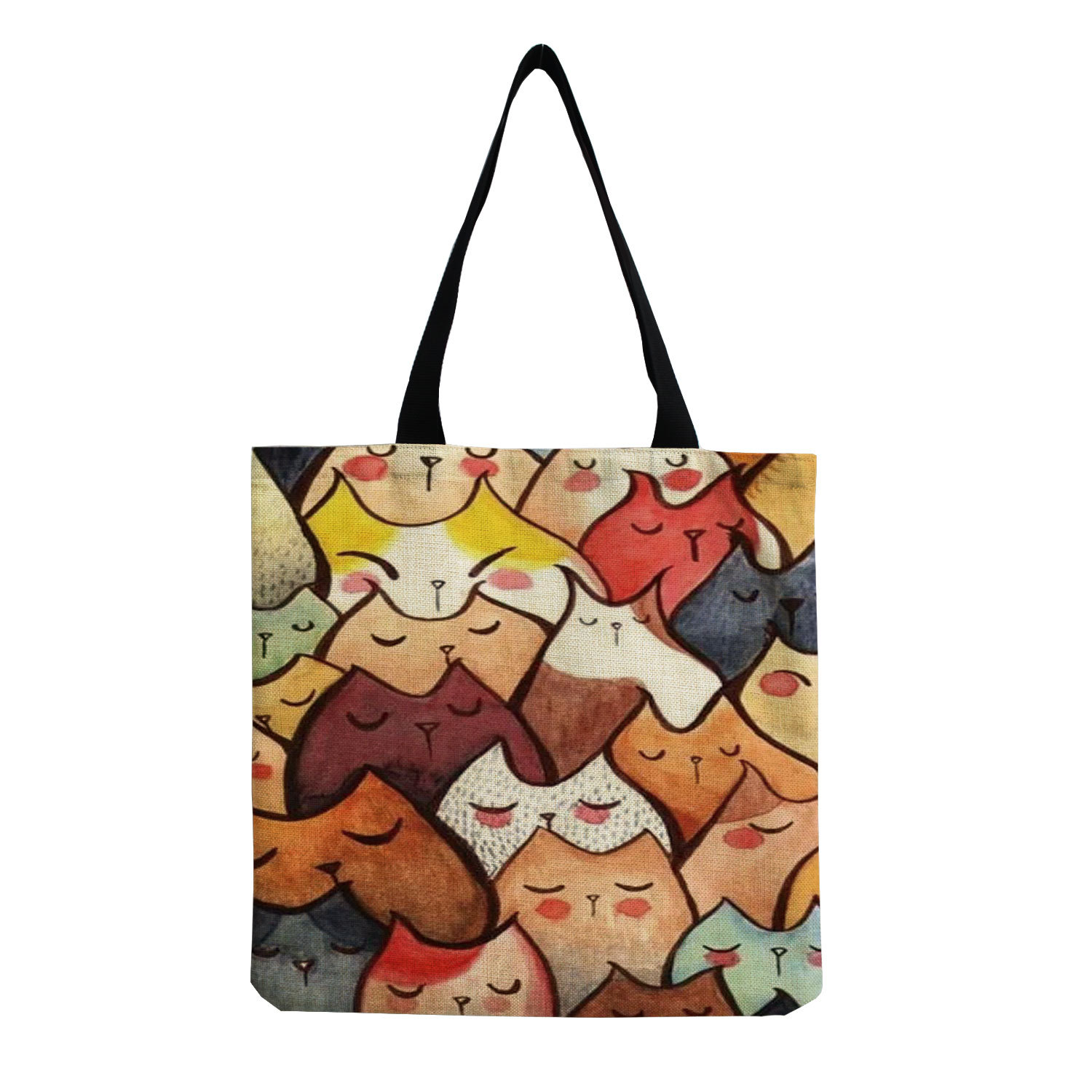 Women's Fashion Cat Shopping Bags display picture 4