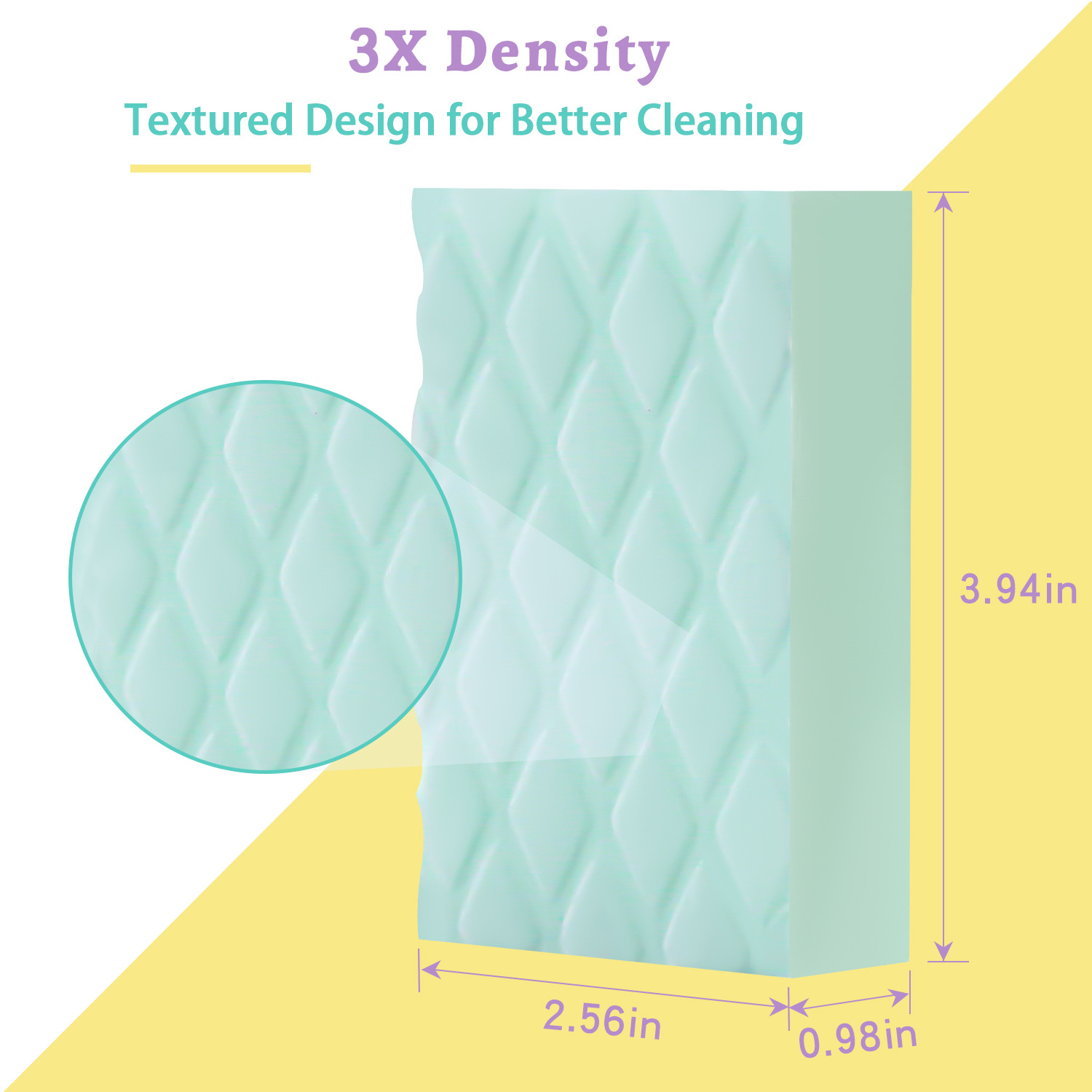 10*6*2.5CM--1.5배-마름모 [하늘색]