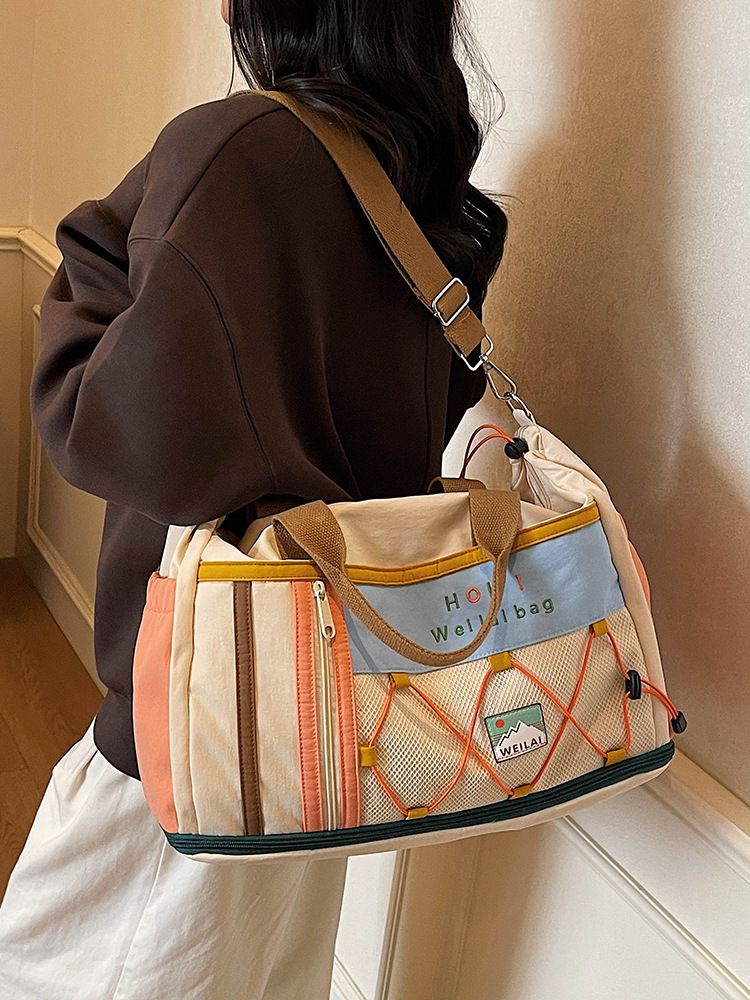 Moda nueva bolsa deportiva de fitness separación seca y húmeda bolsa de almacenamiento de equipaje multifuncional portátil bolsa de viaje de embarque