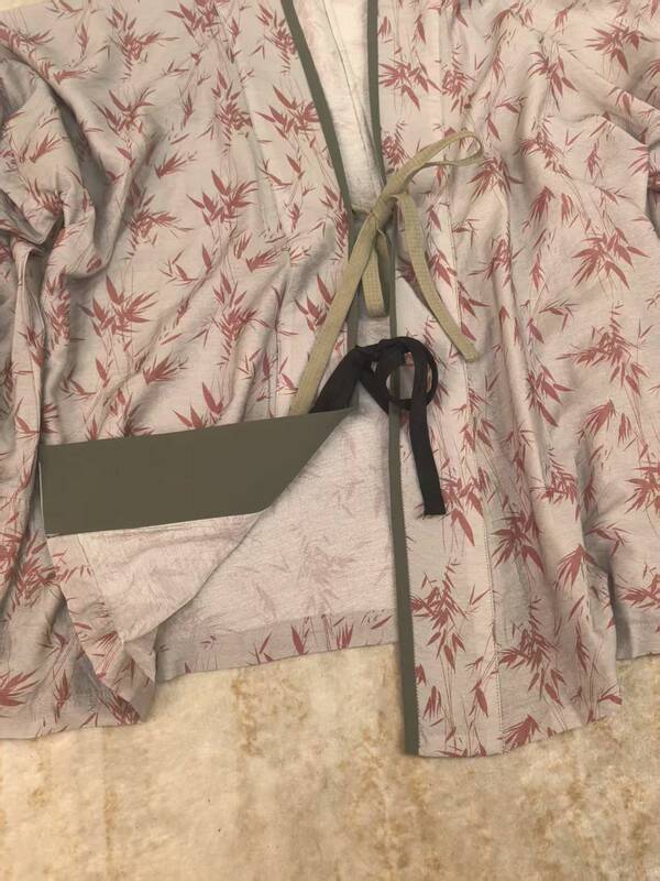 既製在庫と配送 楊映画祭の同じ漢服と竹の言葉] 魏、晋、北朝のプリーツ カーディガン レースアップ 新しい中国風|undefined