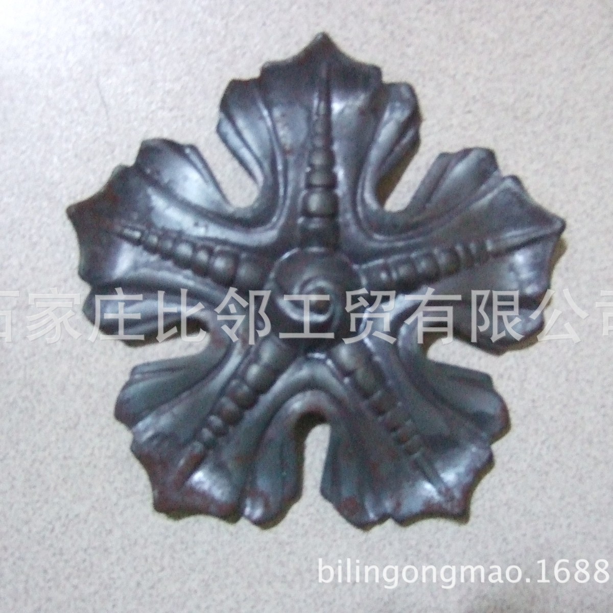 大门围栏 栏杆楼梯扶手锻打配件 锻造铁艺装饰花叶河北 石家庄