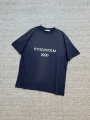 Navy Blue Distressed Short Sleeve T-Shirt