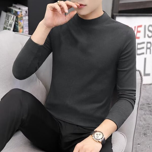 Velvet base body-friendly trend long-sleeve