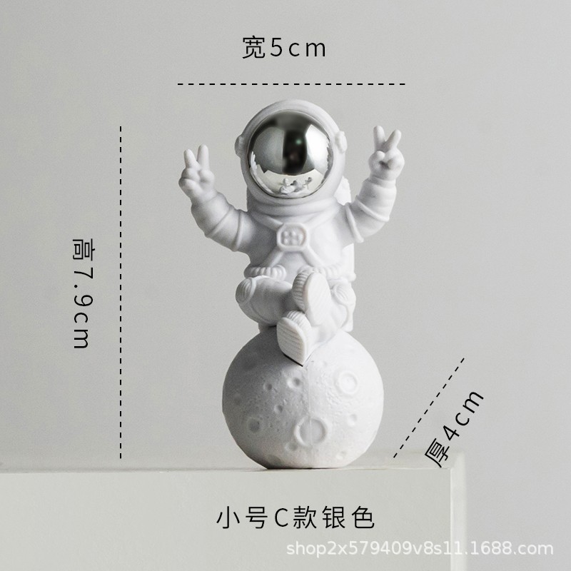 新しい宇宙飛行士の装飾品宇宙飛行士の装飾部屋の装飾デスク小さな家具工場卸売子供の日のギフト|undefined