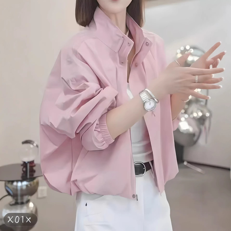 Short Jacket for Women, Spring/Summer 2026 New Casual Style, Versatile and Stylish Zip-Up Jacket for Petite Figures Short Jacket for Women, Spring/Summer 2026 New Casual Style, Versatile and Stylish Zip-Up Jacket for Petite Figures
