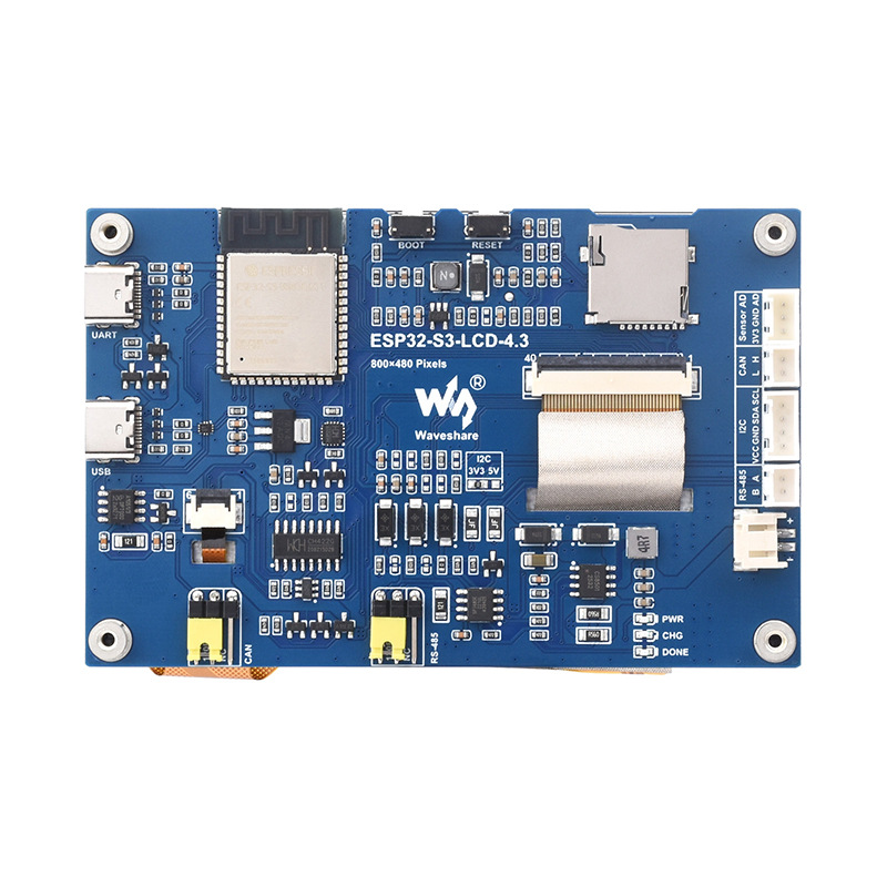 Placa de Desarrollo con Pantalla Táctil Capacitiva ESP32-S3 de 4.3 Pulgadas LX7 con WiFi para Internet de las Cosas image 4