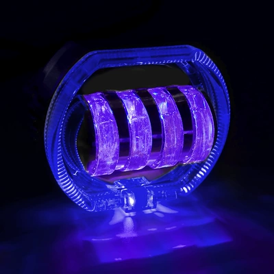 eyes far and near light | Motorcycle headlights, headlights - main-light-white-yellow-blue-aperture-blue-devil-eye
