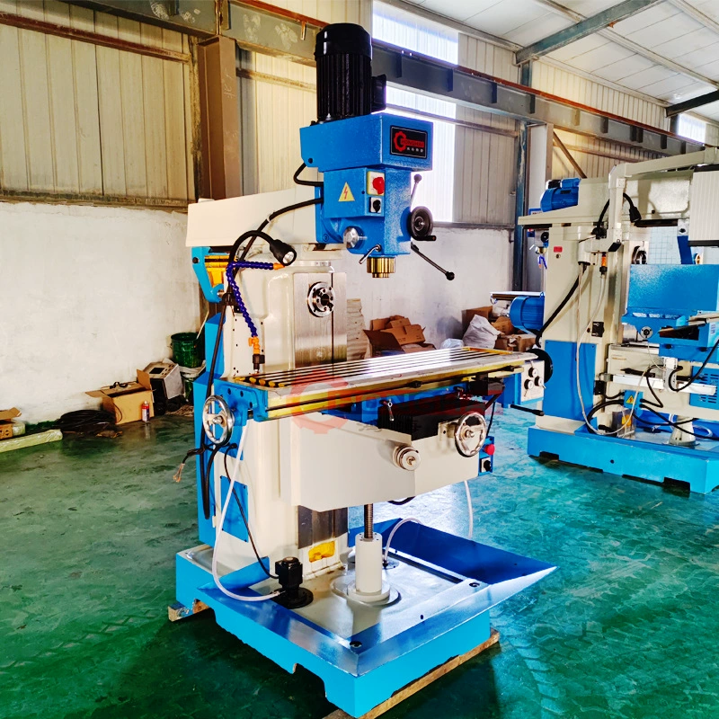 Сверлильный фрезерный станок ZX6350C вертикальный шлифовальный фрезерный станок для металлических деталей сверлильный фрезерный станок