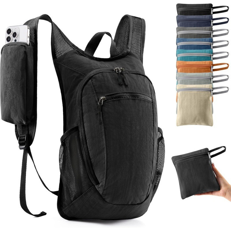 Mochila plegable ligera transfronteriza Mochila deportiva al aire libre Mochila de senderismo Mochila de ocio Mochila de hombro
