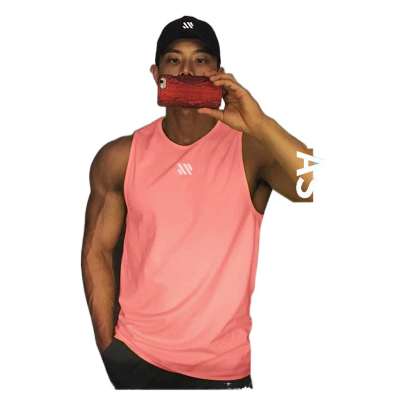 Жилет мужской летний сетчатый тренажерный зал без рукавов