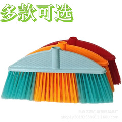 ✅加大五排硬毛塑料扫把家用清洁扫帚学校环卫扫水扫地苕帚头广